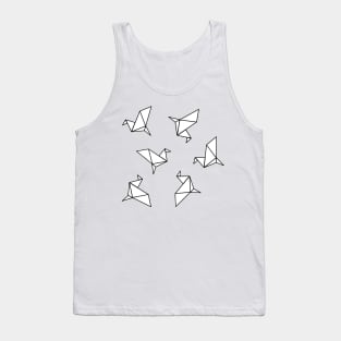 Paper crane white Tank Top